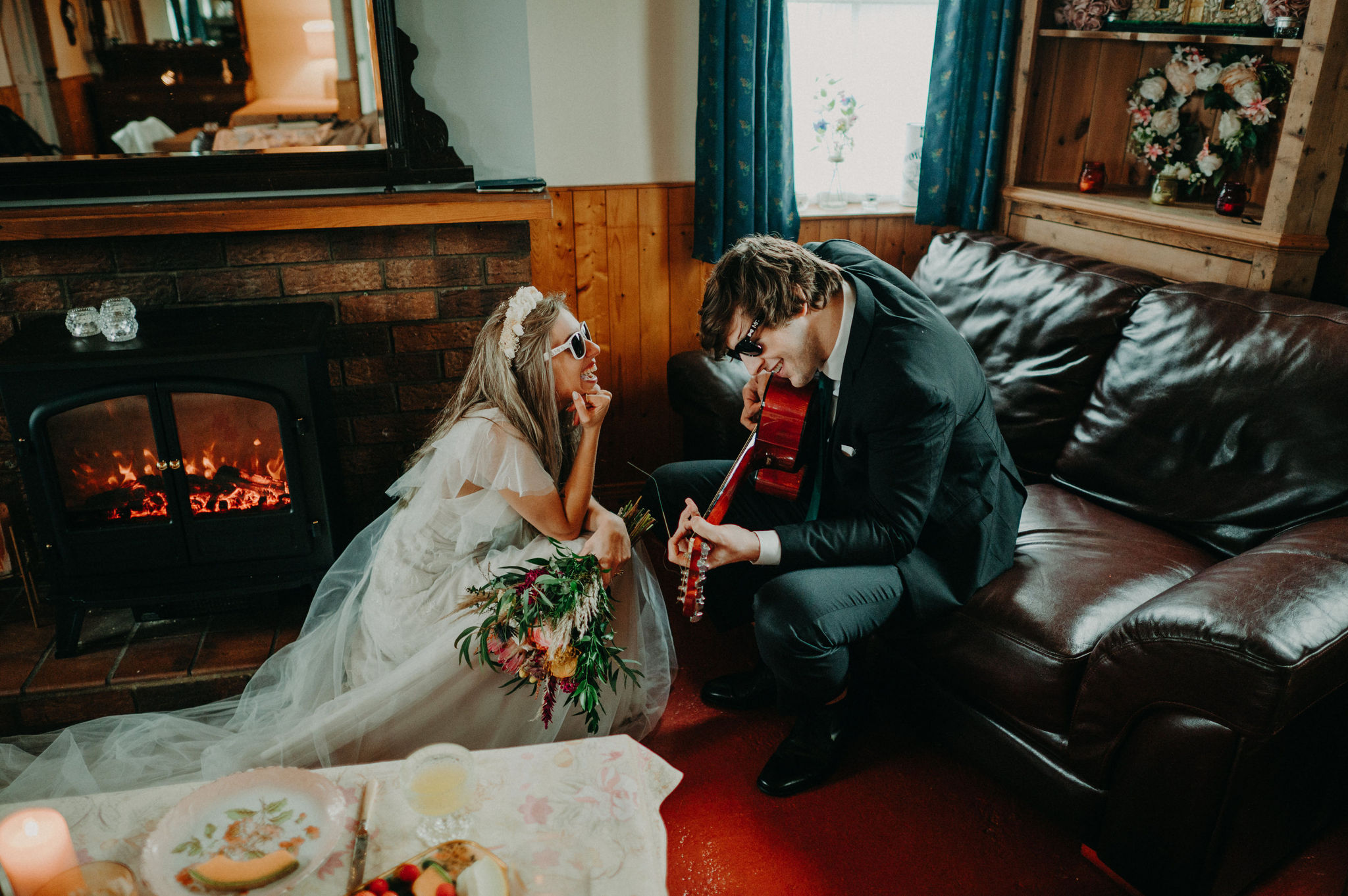 Dunluce Castle Eloping in Ireland Wedding