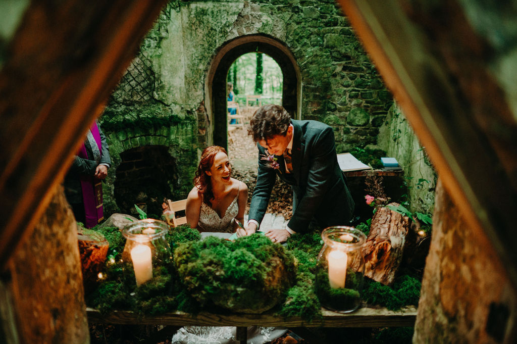 Ancient Ruin Wedding in Ireland