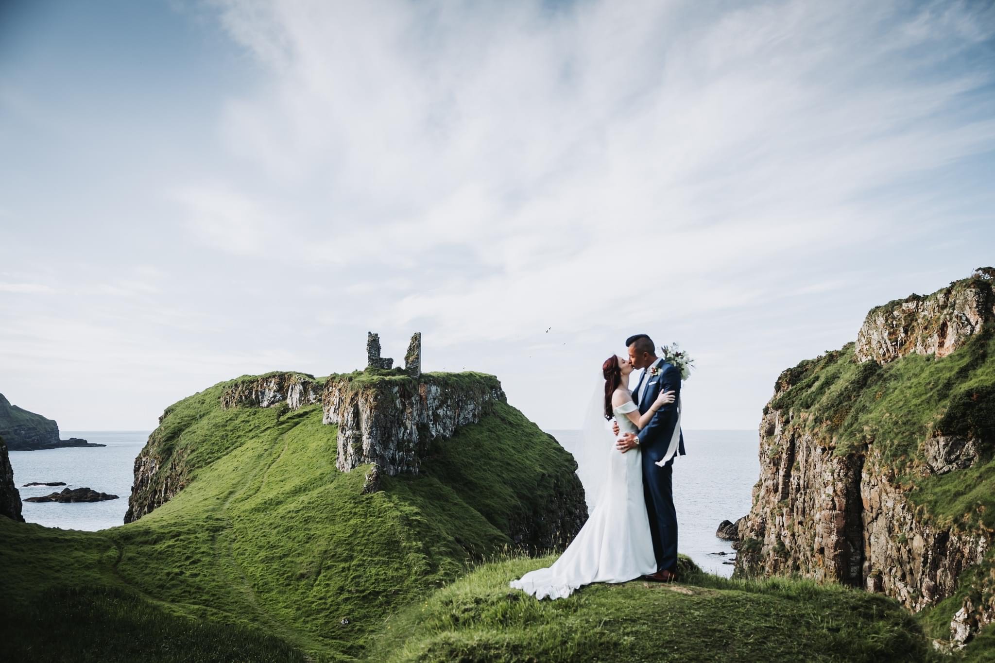 Dunseverick Castle Destination Elopement Ireland