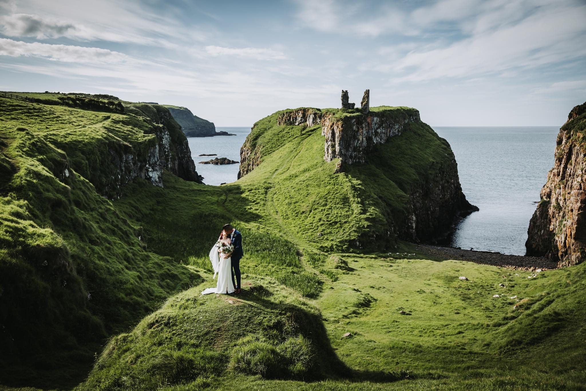 Dunseverick Castle Destination Elopement in Ireland