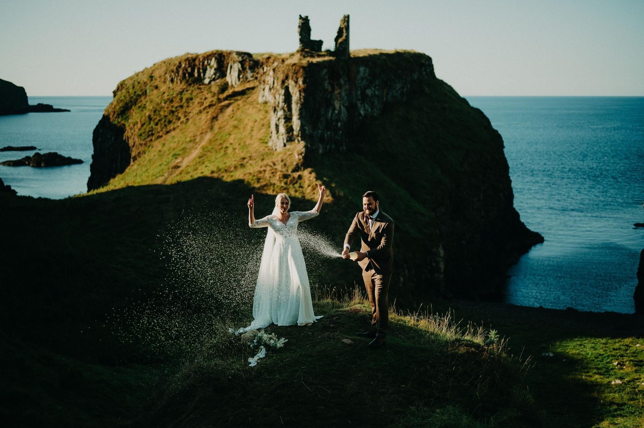 Dunseverick Castle Destination Wedding in Ireland