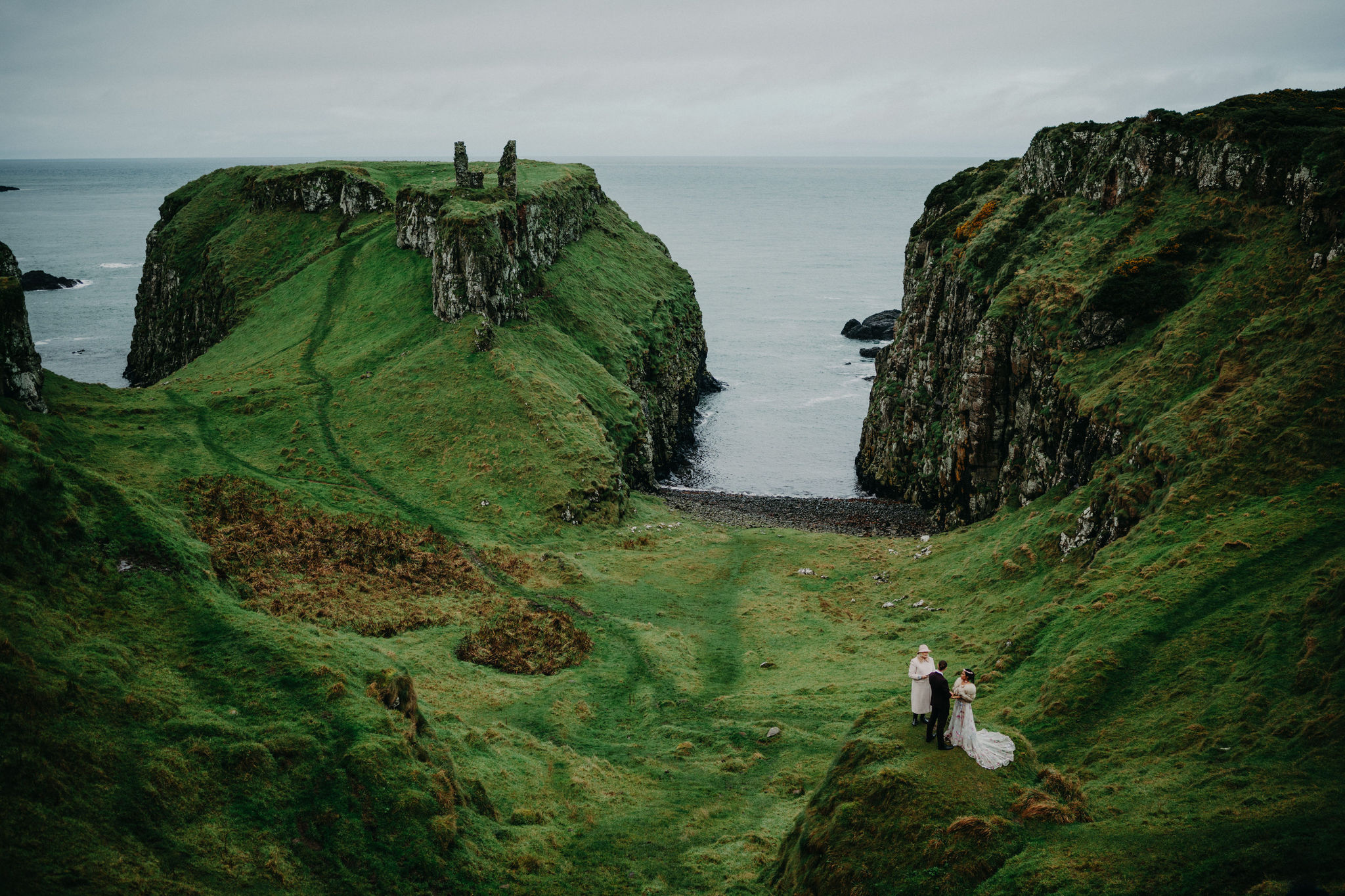 Dunseverick Castle Elopement in Ireland