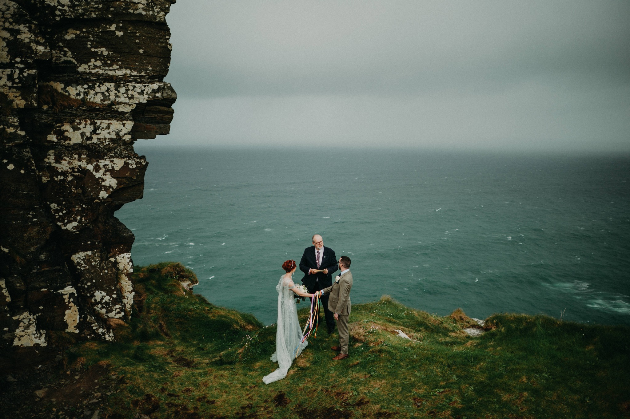 Eloping in Ireland Cliffs of Moher Epic Elopement