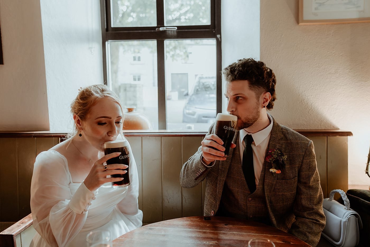 Irish Pub Elopement Wedding in Ireland