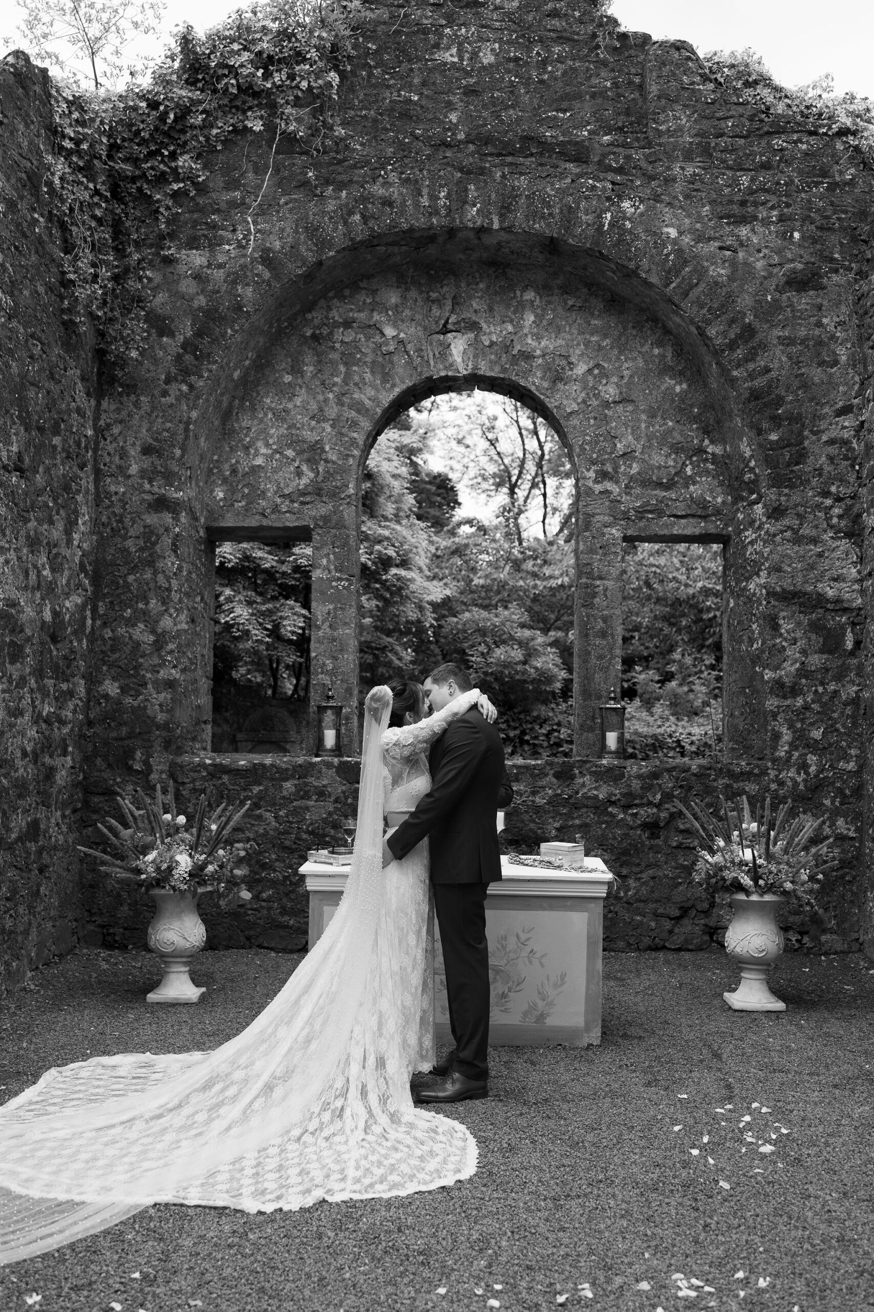 Loughcrew Church Destination Elopement Wedding in Ireland