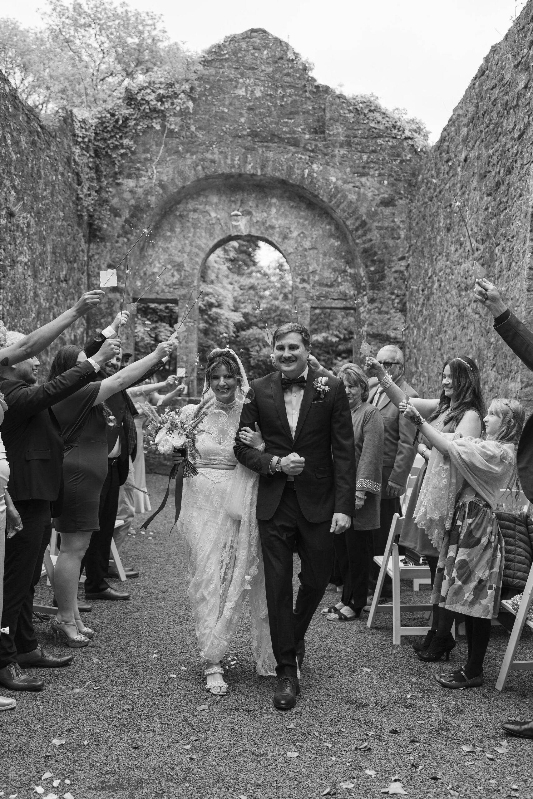 Loughcrew Church Destination Elopement in Ireland